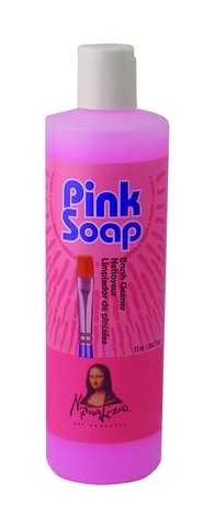 Pink Soap Brush and Hand Cleaner 12oz