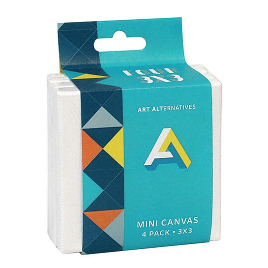 AA Mini Canvas - 3" X 3" - 4-Pack