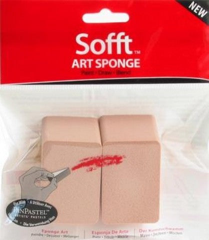 PanPastel Sofft® Flat Angle Slice Sponge - 2 Pack