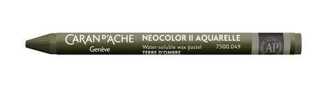 Caran d'Ache Neocolor II Raw Umber 10-pack