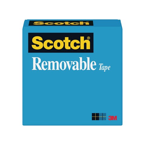 Scotch Removable Tape 811 3" Core 1"x72yd