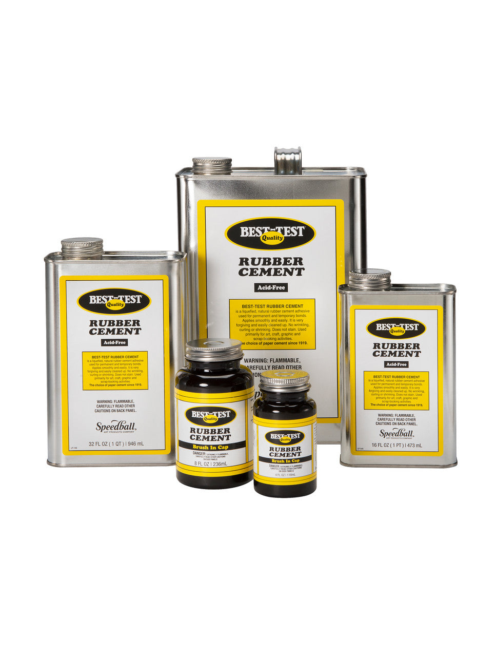 Best Test Rubber Cement Pint Can