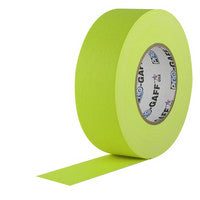 Pro Gaffers Cloth Tape Fluorescent Yellow 1 Inch x 25 Yards
