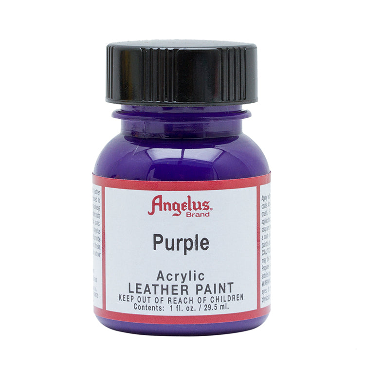Angelus Leather Paint Purple 1oz Bottle