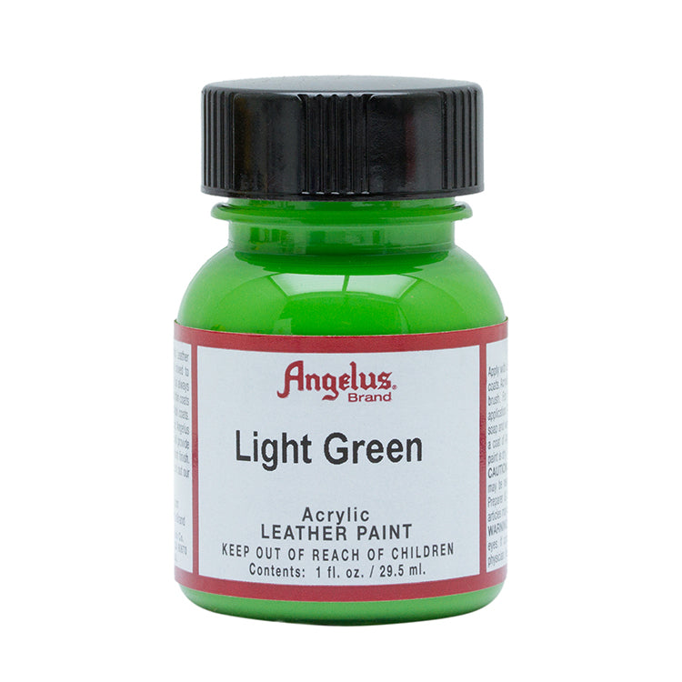 Angelus Leather Paint Light Green 1oz Bottle