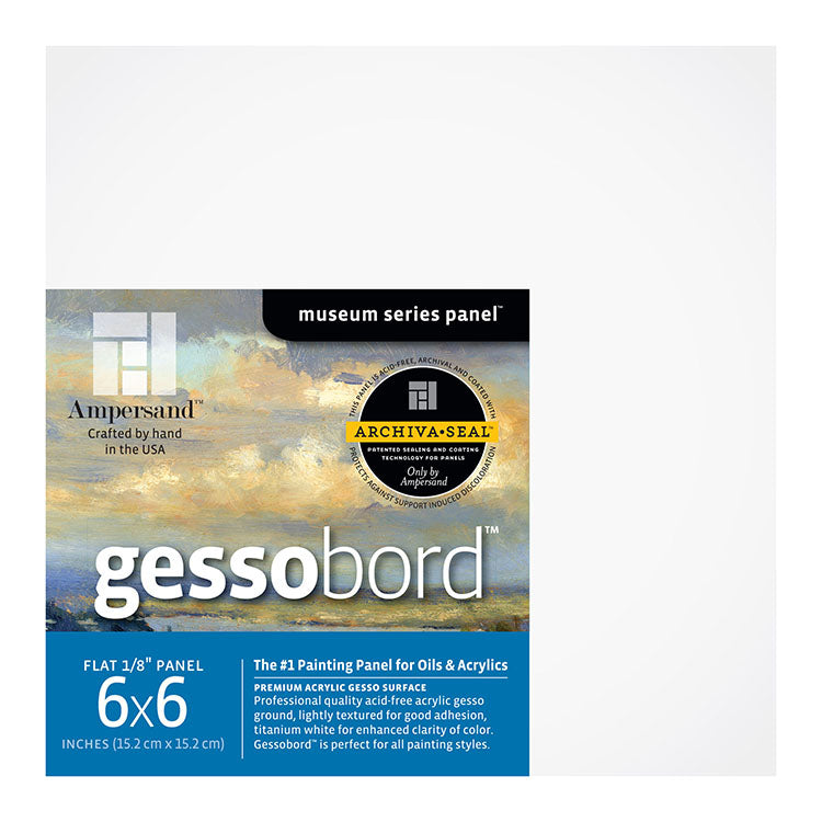 Ampersand Gessobord Panel 6x6 4 Pack