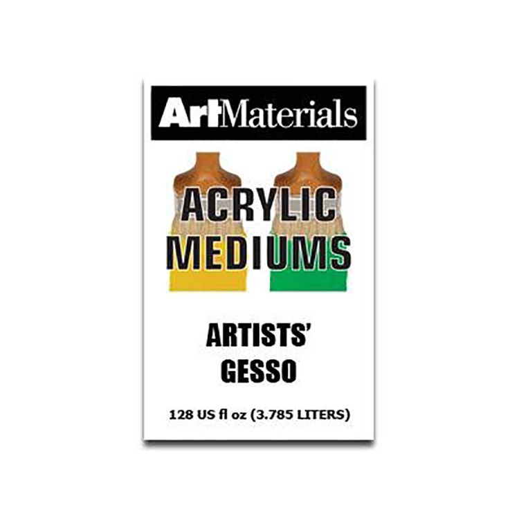 Art Materials Acrylic Artists Gesso 128oz