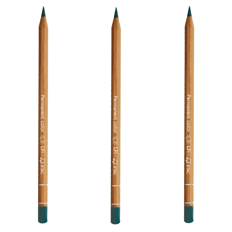 Caran d'Ache Luminance Pencil Malachite Green Box of 3