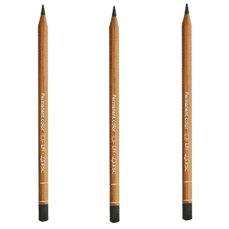 Caran d'Ache Luminance Pencil Slate Grey Box of 3