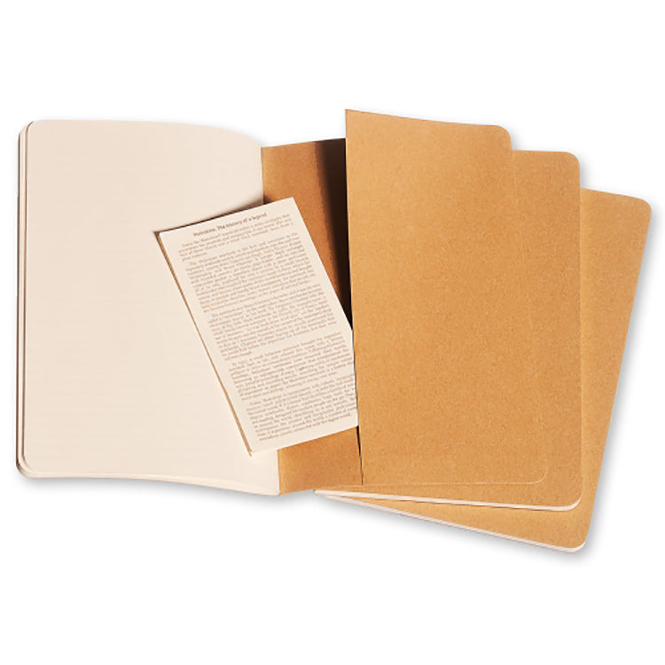 Moleskine Cahier Kraft Ruled 5x8.25