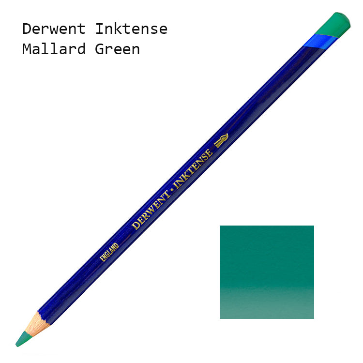 Derwent Inktense Pencil Mallard Green