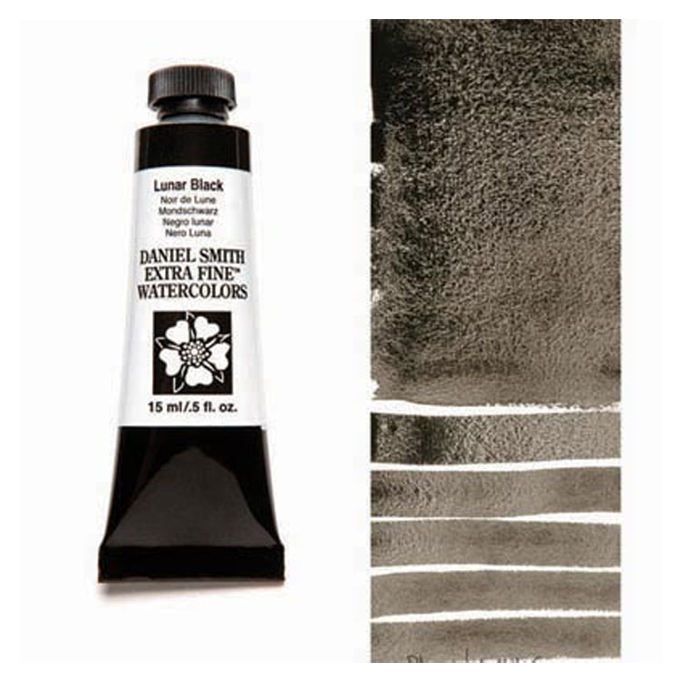Daniel Smith Extra Fine Watercolor Lunar Black 15ml