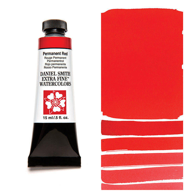 Daniel Smith Extra Fine Watercolor Permanent Red 15ml