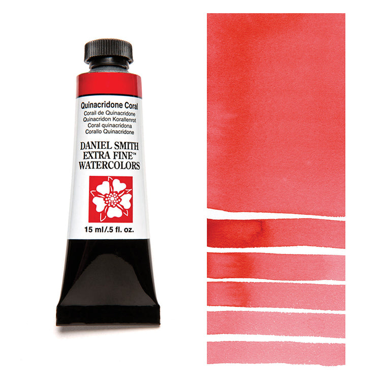 Daniel Smith Extra Fine Watercolor Quinacridone Coral 15ml