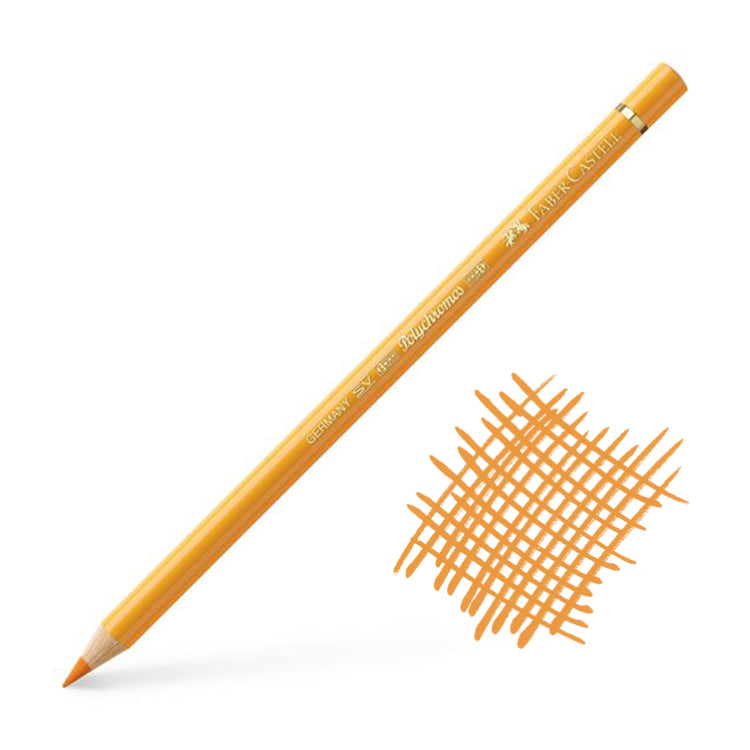 Faber Castell Polychromos Pencil Dark Chrome Yellow