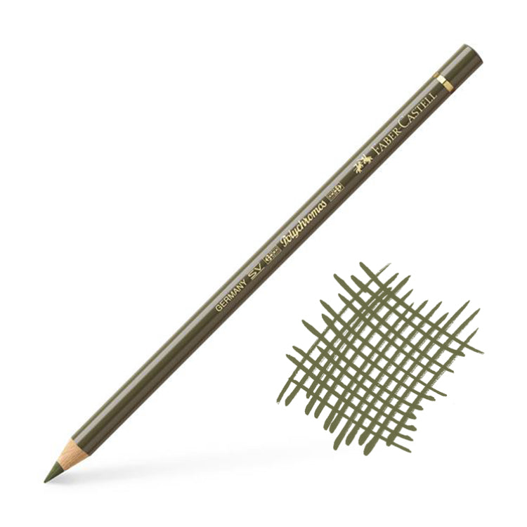 Faber Castell Polychromos Pencil Olive Green Yellow
