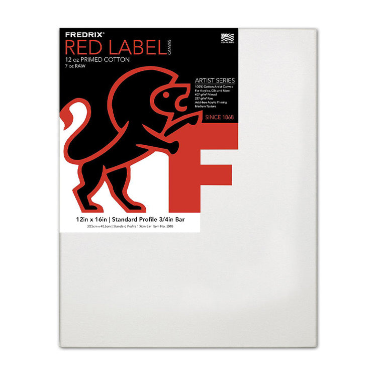 Fredrix Red Label Canvas 12x16