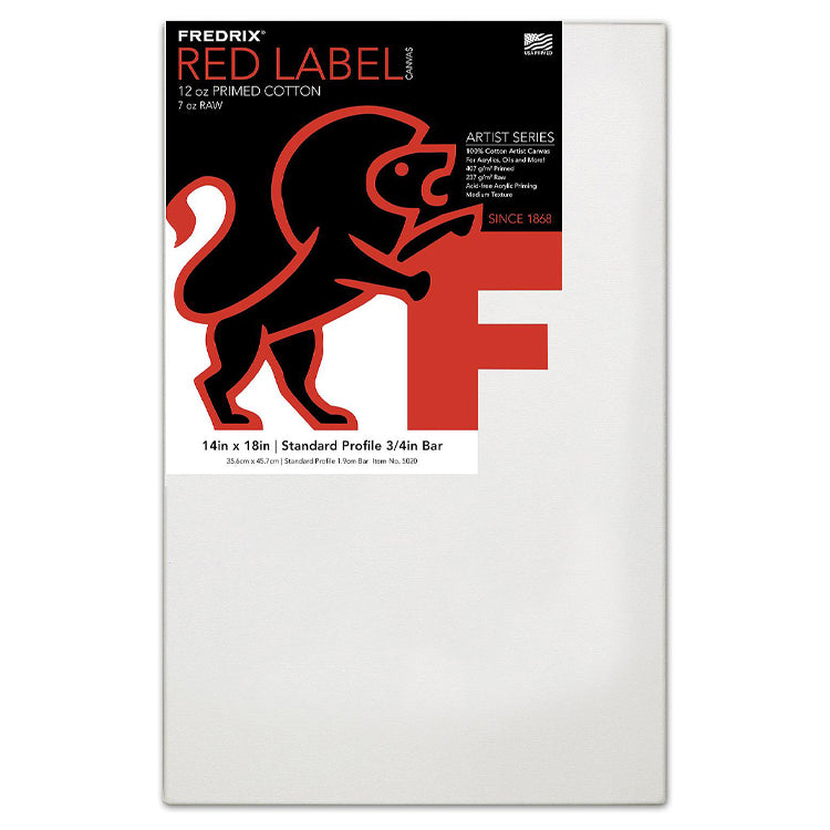 Fredrix Red Label Canvas 14x18