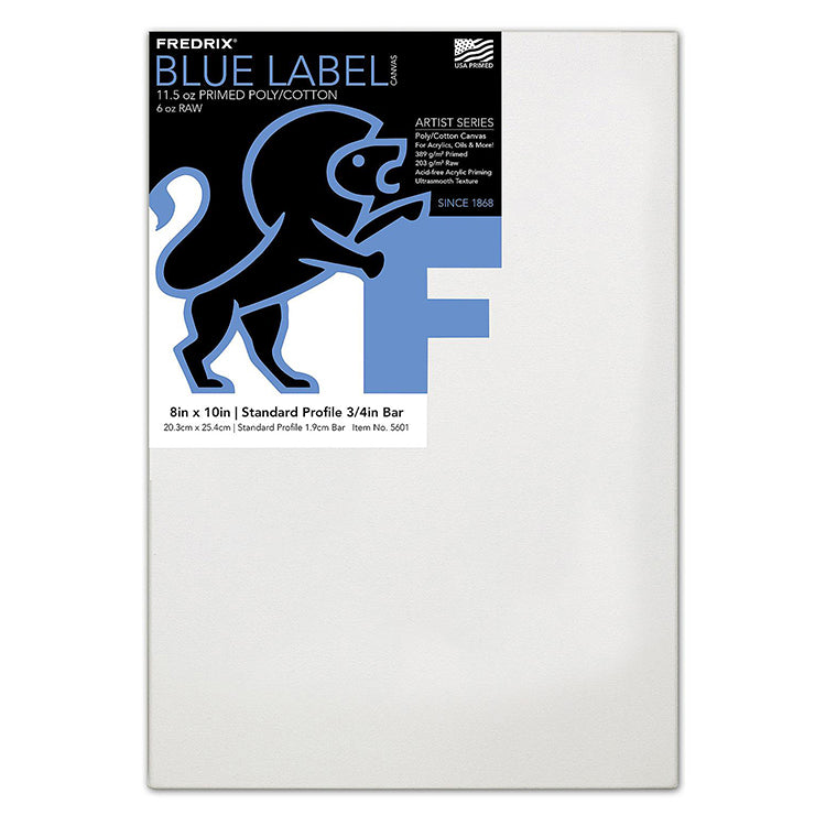 Fredrix Blue Label Ultra Smooth Canvas 8x10