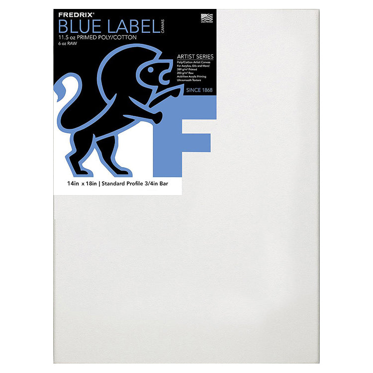 Fredrix Blue Label Ultra Smooth Canvas 14x18