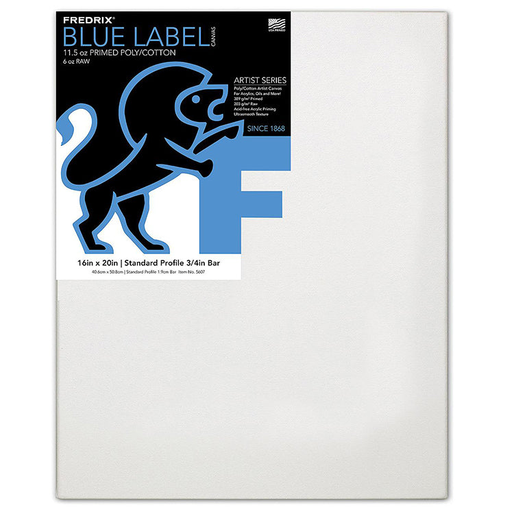 Fredrix Blue Label Ultra Smooth Canvas 16x20