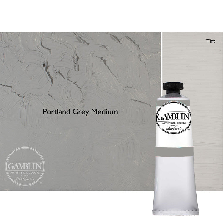 Gamblin Artist Oil Color 37ml Portland Grey Medium
