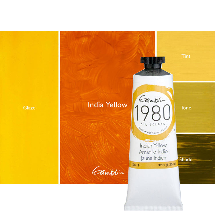 Gamblin 1980 Oil 37ml India Yellow