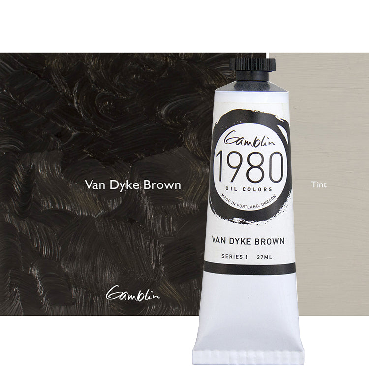 Gamblin 1980 Oil 37Ml Van Dyke Brown