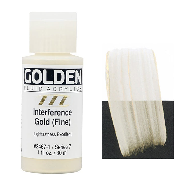 Golden Fluid Acrylic Interference Gold 1oz