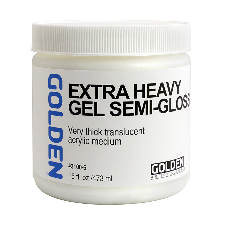 Golden Acrylic Extra Heavy Gel Semi Gloss 16oz ⚠️