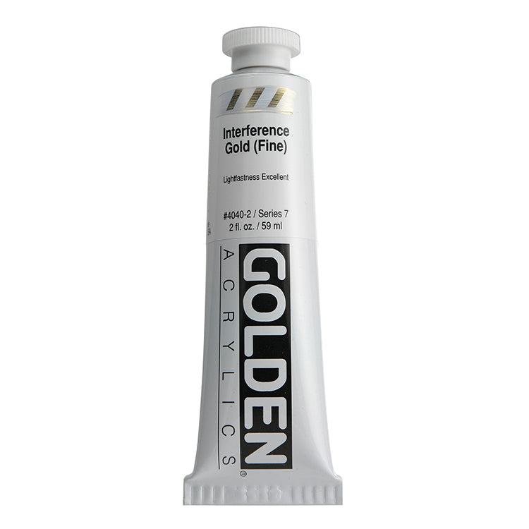 Golden Heavy Body Acrylic Interference Gold 2oz