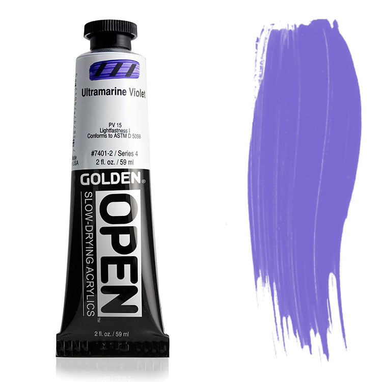 Golden Open Acrylic Ultramarine Violet 2oz