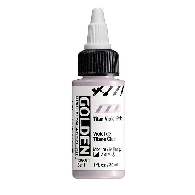 Golden High Flow Acrylic Titan Violet Pale 1oz