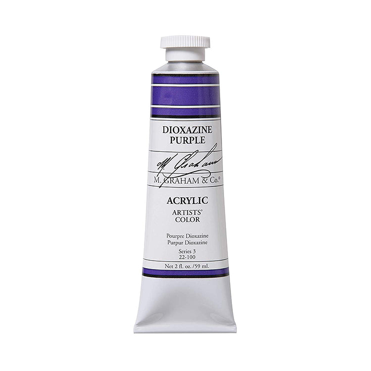 M Graham Artists Acrylic Dioxazine Purple 59ml Tube