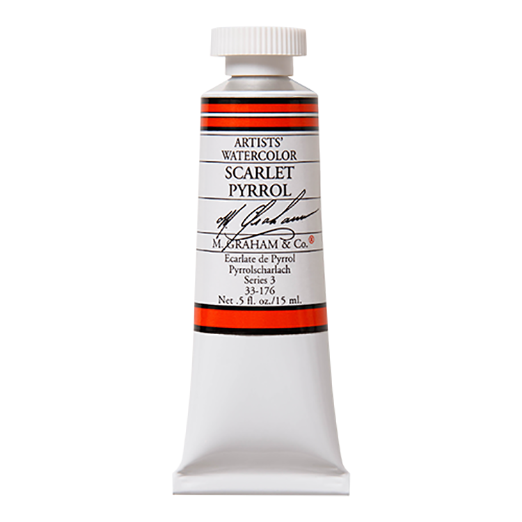 M. Graham Artist Watercolor Scarlet Pyrrol 15ml