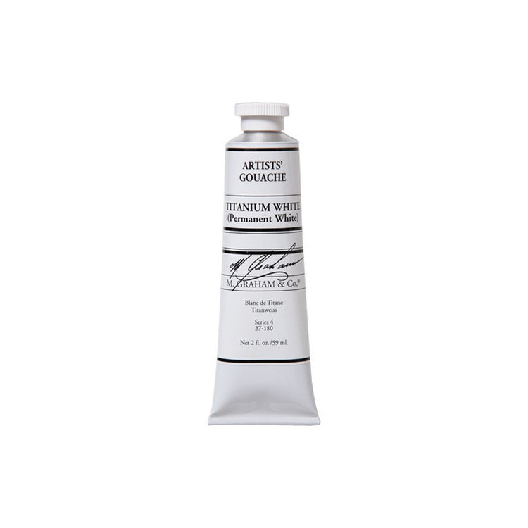 M. Graham Artists Gouache 59ml Titanium White