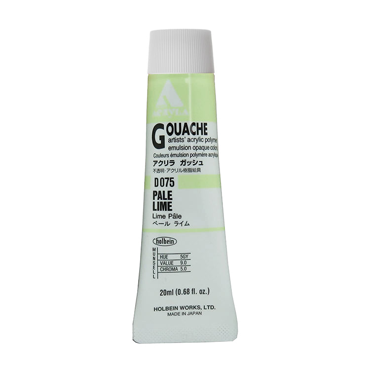 Holbein Acrylic Gouache 20ml Pale Lime