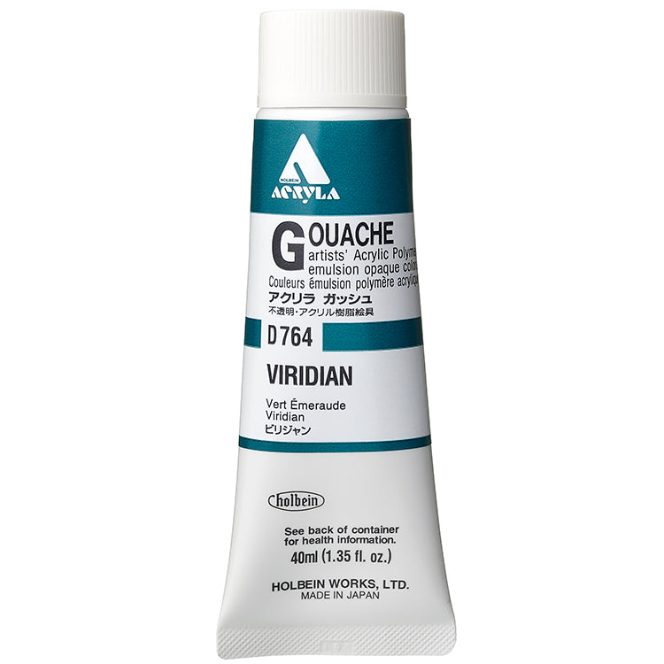 Holbein Acrylic Gouache 40ml Viridian