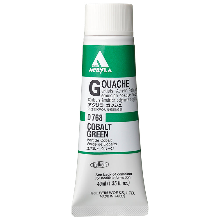 Holbein Acrylic Gouache 40ml Cobalt Green