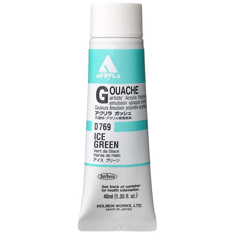 Holbein Acrylic Gouache 40ml Ice Green