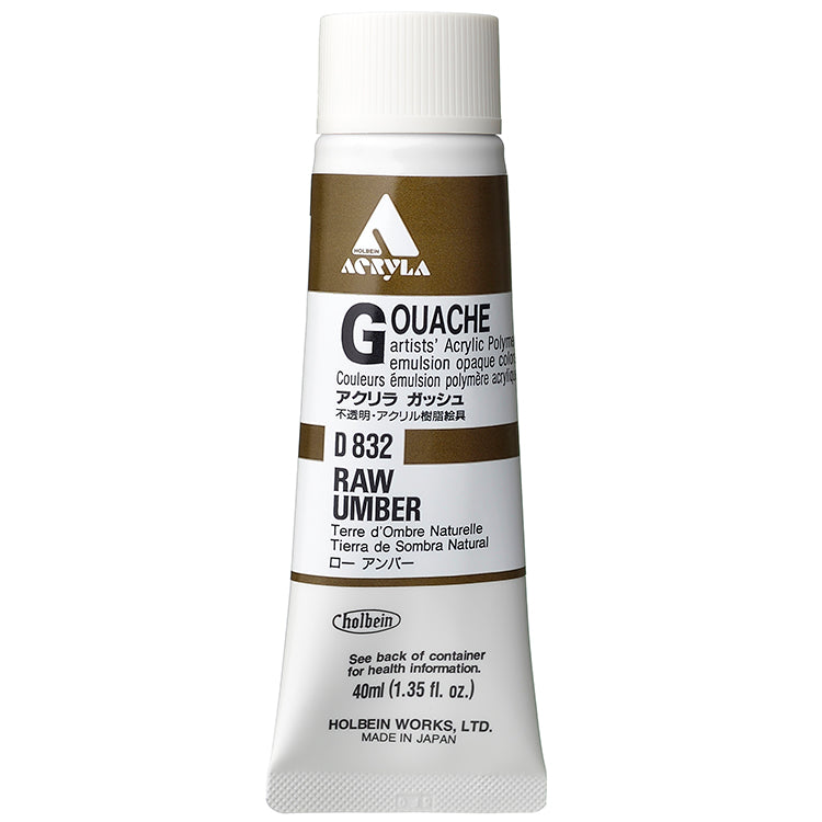 Holbein Acrylic Gouache 40ml Raw Umber