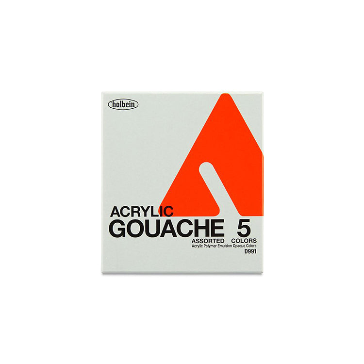 Holbein Acryla Gouache 5 pc 12ml Sample Set