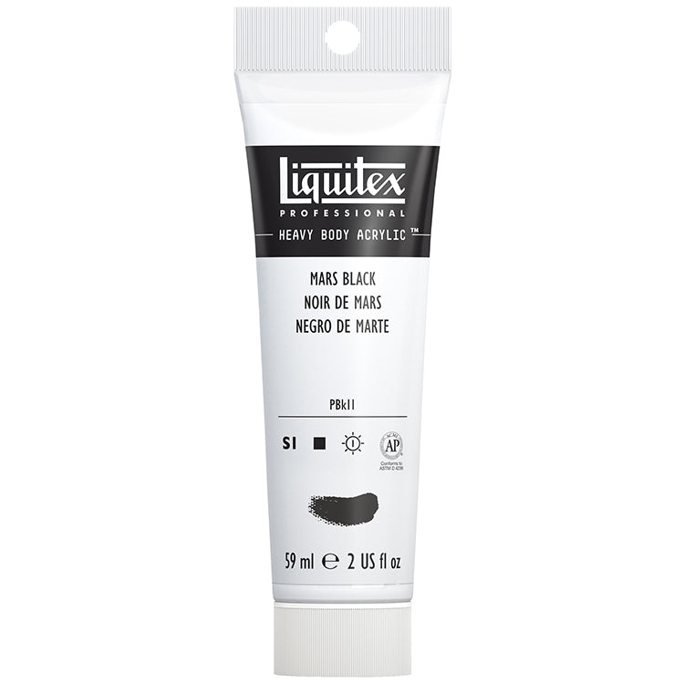 Liquitex Heavy Body Acrylic Mars Black 2oz