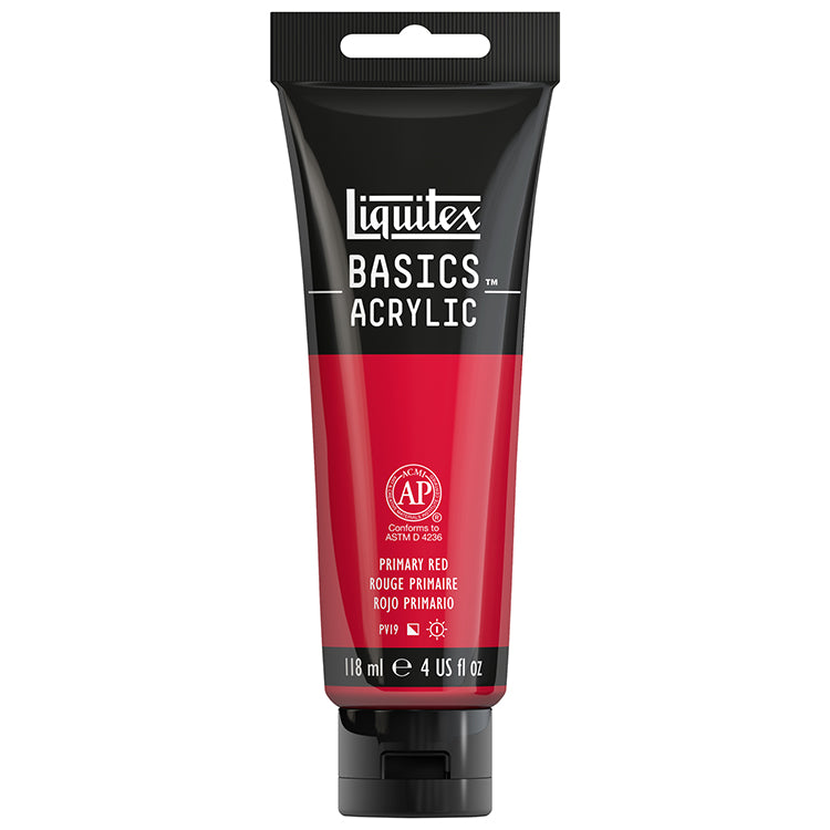 Liquitex Basics Acrylic Primary Red 4oz