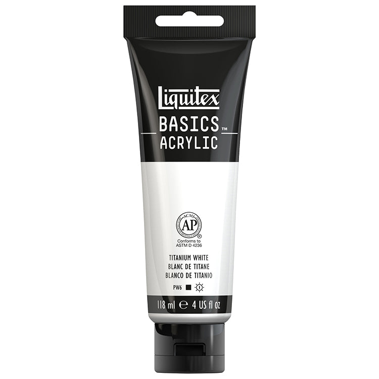 Liquitex Basics Acrylic Titanium White 4oz