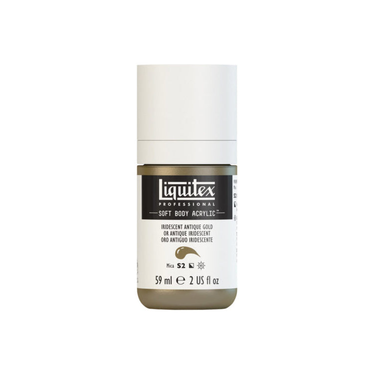 Liquitex Soft Body Acrylic Iridescent Antique Gold 59ml