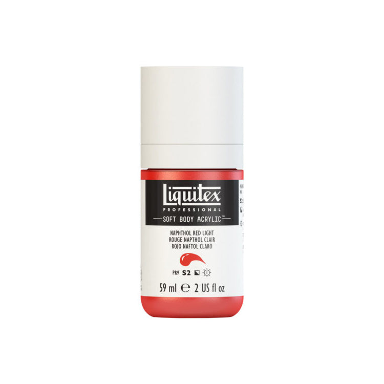 Liquitex Soft Body Acrylic Naphthol Red Light 59ml