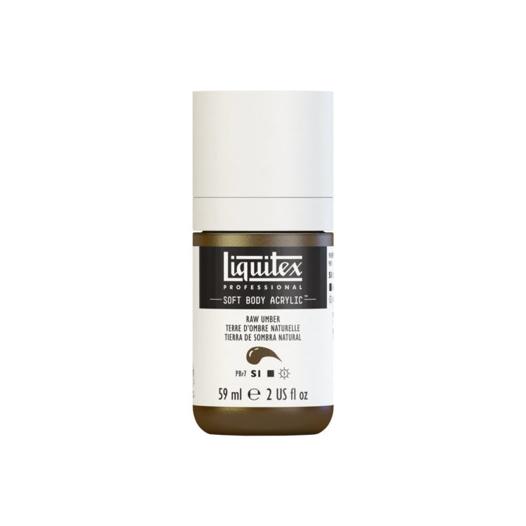 Liquitex Soft Body Acrylic Raw Umber 59ml