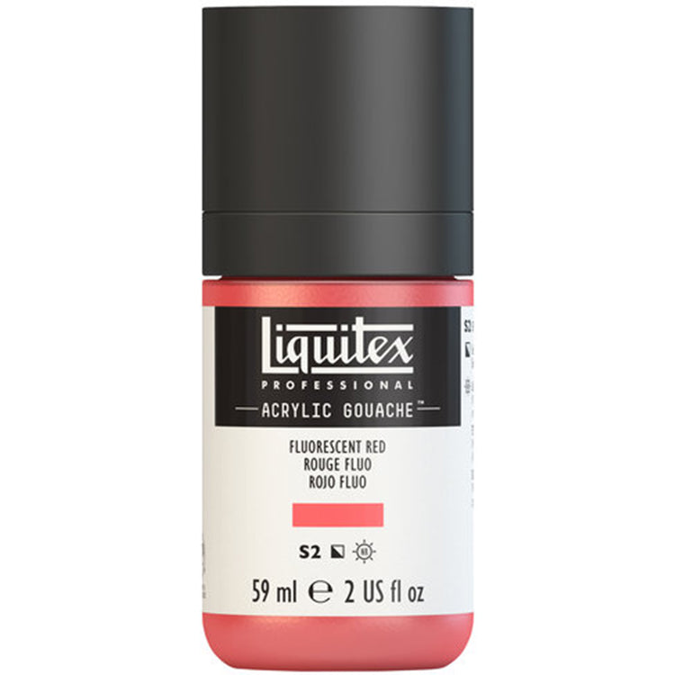 Liquitex Acrylic Gouache 59ml Fluorescent Red