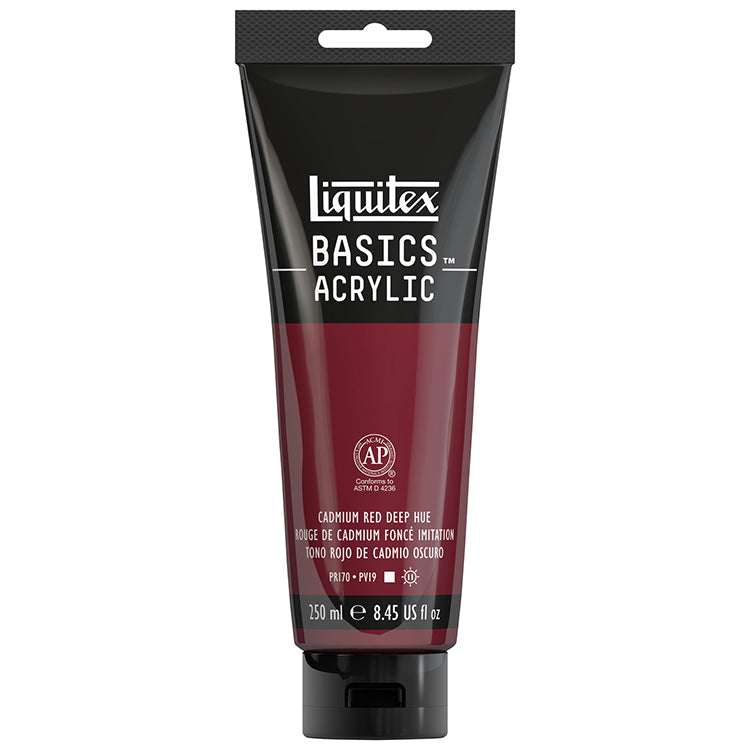 Liquitex Basics Acrylic Cadmium Red Deep 250ml